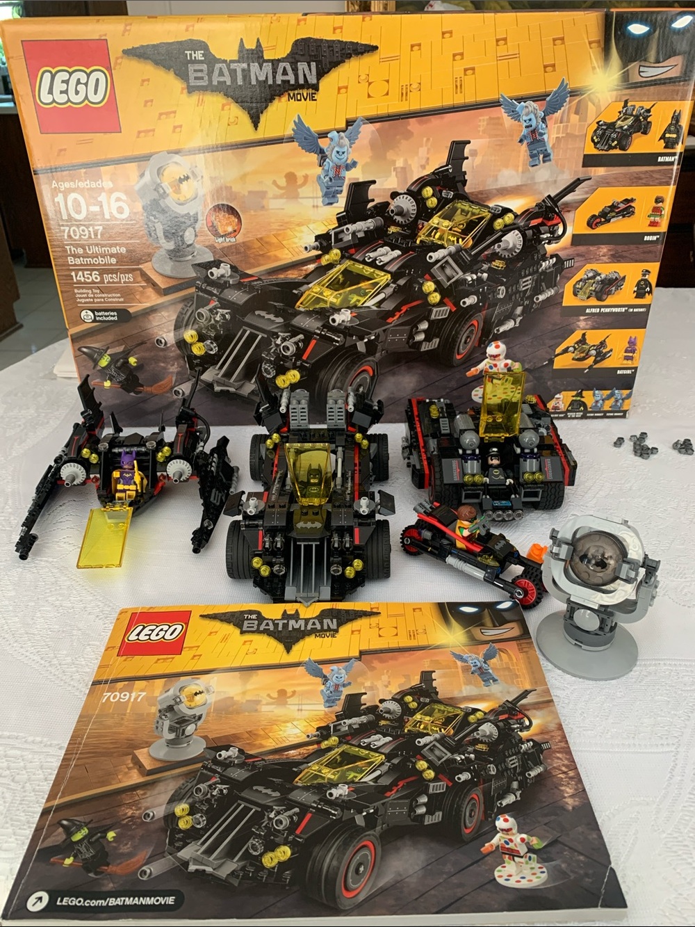 LEGO 70917 The Ultimate Batmobile Building Set 90% complete